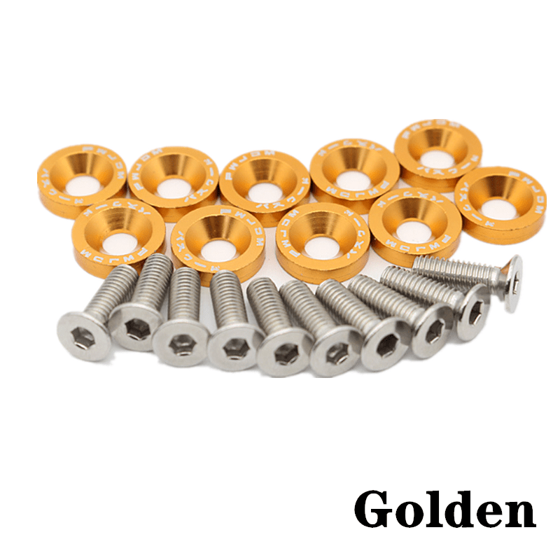 Aluminum Fender Washers and Bolts M6 Auto Motorcycle Accessories