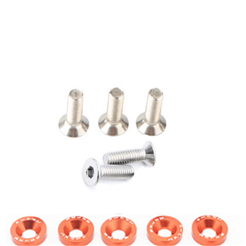 Aluminum Fender Washers and Bolts M6 Auto Motorcycle Accessories