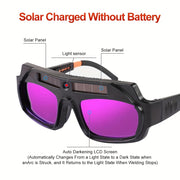 Auto Darkening Welding Glasses Solar Powered Protective Glasses for TIG MIG ARC Grinding Plasma