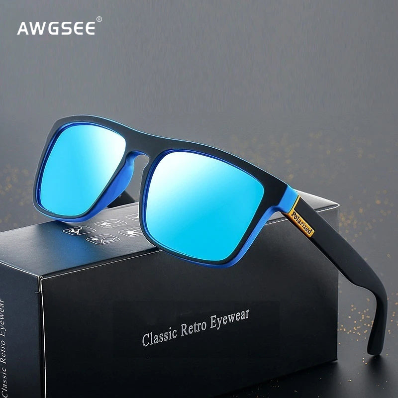 Erkaklar va ayollar uchun polarizatsiyalangan retro moda ko'zoynaklari, haydash va baliq ovlash uchun