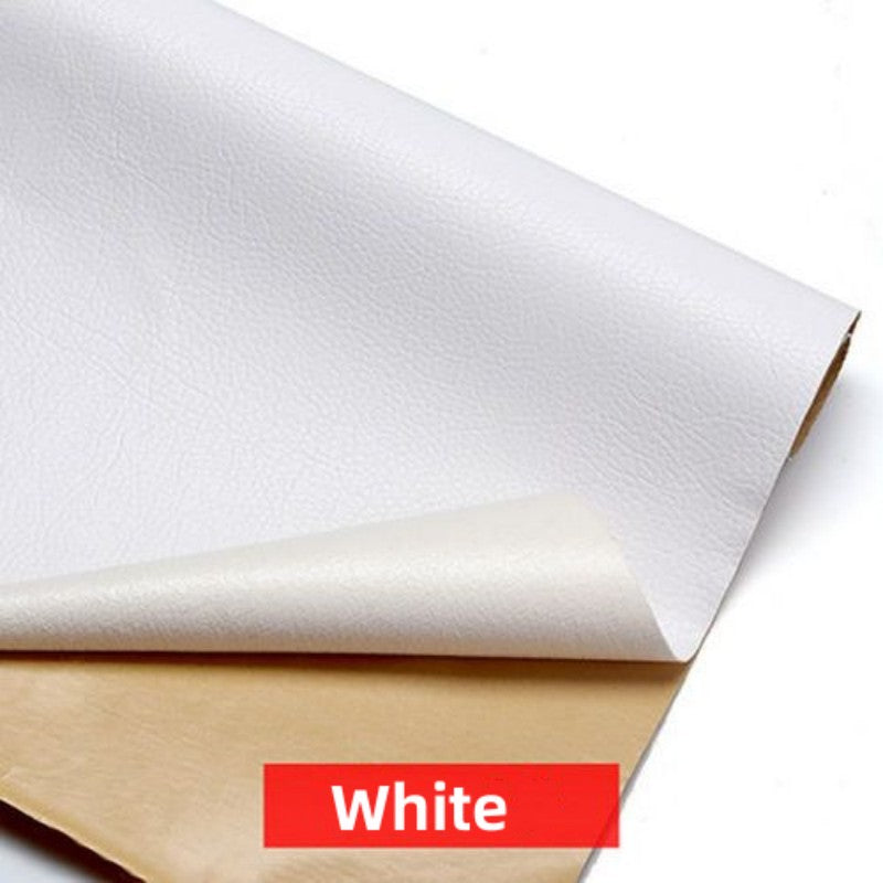 O'z-o'zidan yopishadigan teri ta'mirlash yamoqi divanlar, avtomobil o'rindiqlari, mebellar va stullar uchun - 137.92x100.0sm - Vinil mato yirtilgan joyni tuzatish lentasi