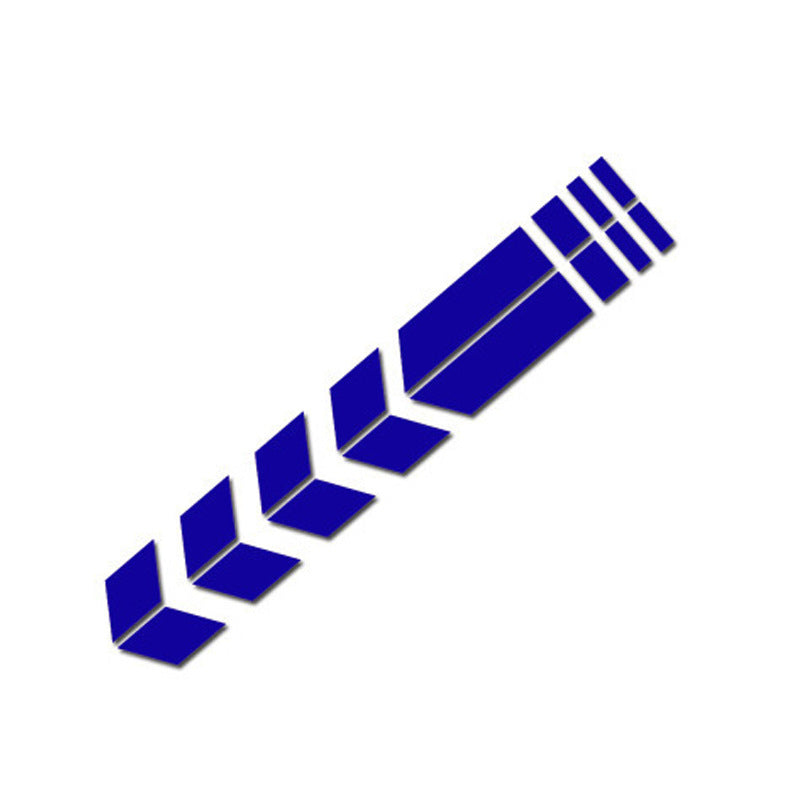 Universal Waterproof Reflective Motorcycle Arrow Stripe Stickers Fender Tape