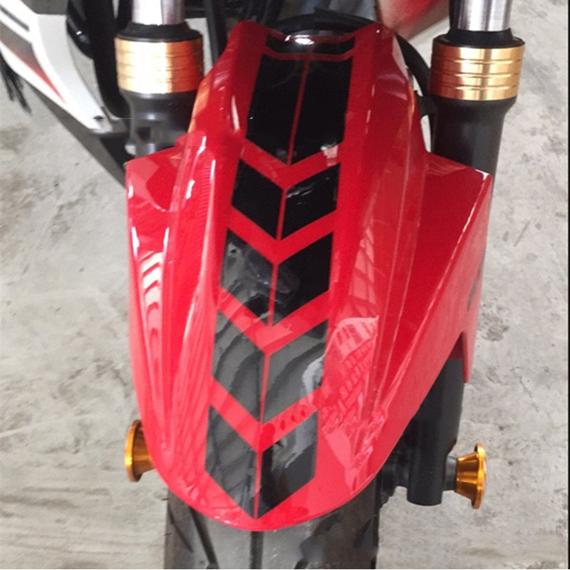 Universal Waterproof Reflective Motorcycle Arrow Stripe Stickers Fender Tape