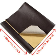 O'z-o'zidan yopishadigan ta'mirlash stikerlari mebel, charm, avtomobil o'rindiqlari va mototsikl o'rindiqlari uchun - 1 dona, 136.98x59.94 sm