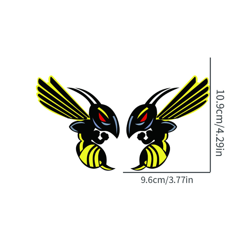 Creative Bumblebee Motorcycle Decal Stickers Reflective Car Decor