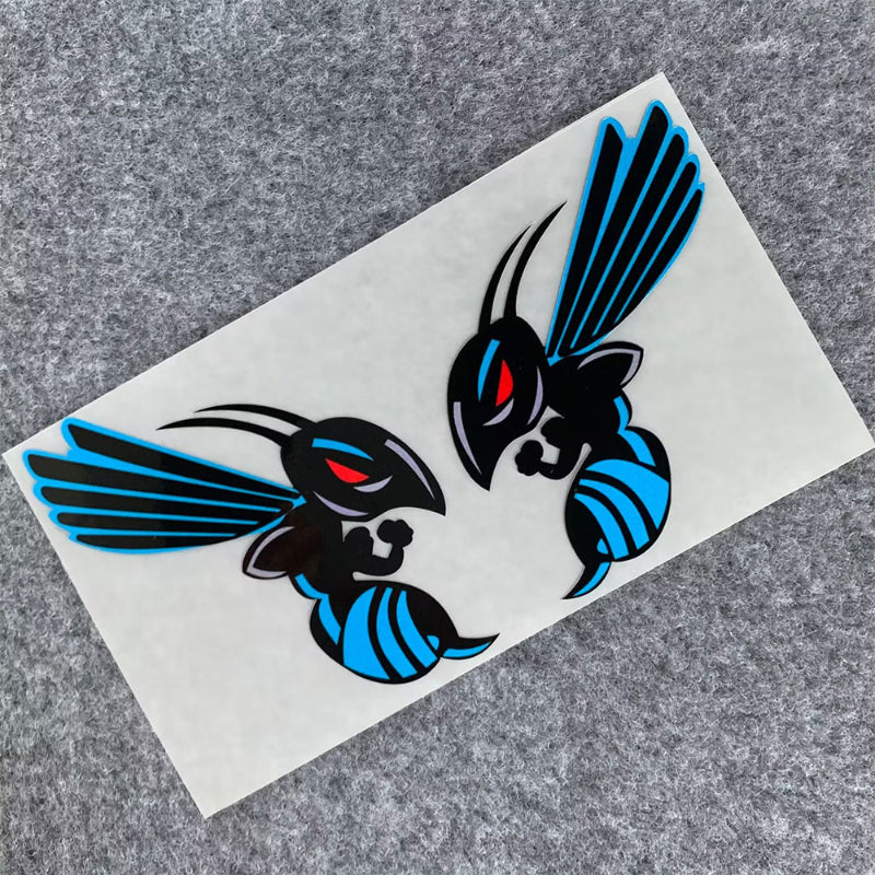 Creative Bumblebee Motorcycle Decal Stickers Reflective Car Decor