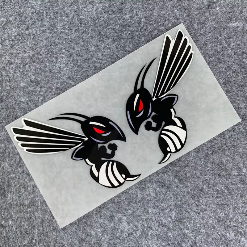 Creative Bumblebee Motorcycle Decal Stickers Reflective Car Decor