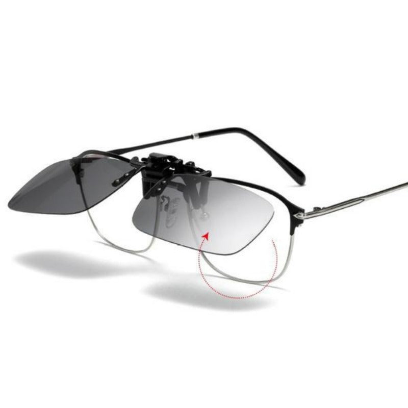 Unisex Clip-On Polarized Night Vision Lenses for Outdoor Sports and Travel
