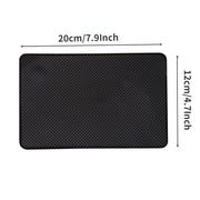 Avtomobil paneli uchun yopishqoq jel pad, sirpanishga qarshi PVC mat, 20x12 sm