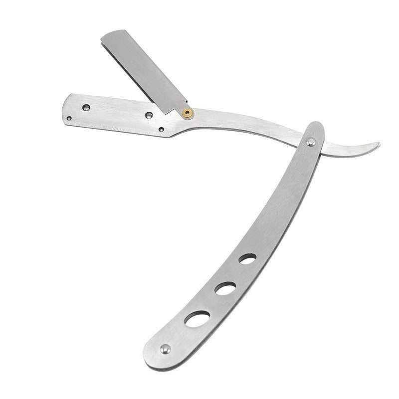 Мужской складной бритвенный станок из нержавеющей стали для стрижки волос и бритья