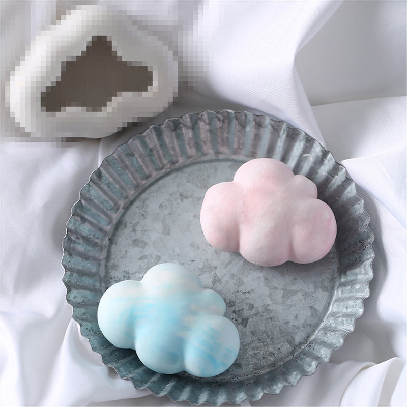 Cloud Shaped Silicone Mold Set for Pudding Chocolate Candy Ice Cream Baking