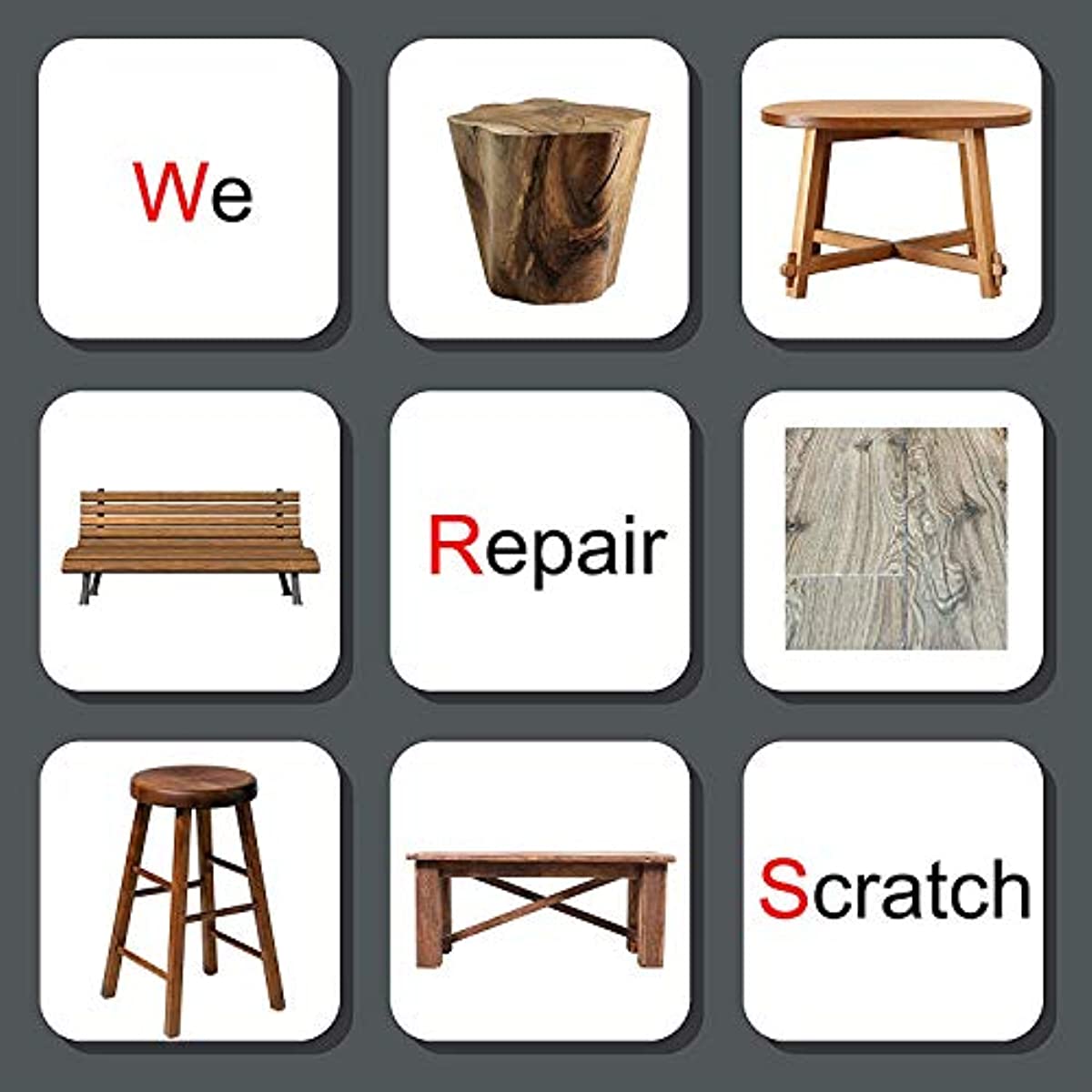 Набор для ремонта мебели с воском и инструментом для плавления для деревянных полов и мебели в различных цветах