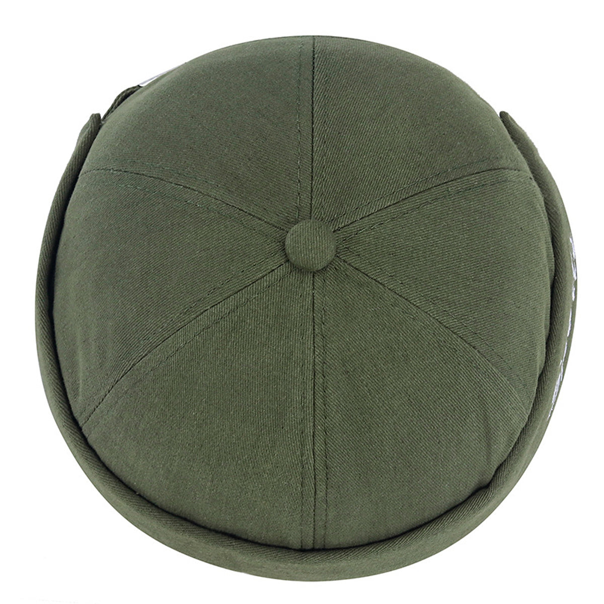 Vintage Brimless Hat with Adjustable Rolled Cuff Unisex Fashion Accessory