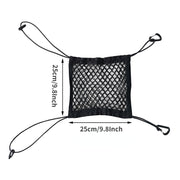 Универсальный автомобильный органайзер из сетки для багажника, держатели для сидений, внутреннее оформление автомобиля