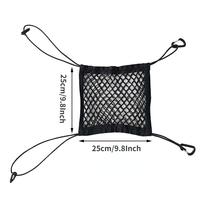 Универсальный автомобильный органайзер из сетки для багажника, держатели для сидений, внутреннее оформление автомобиля