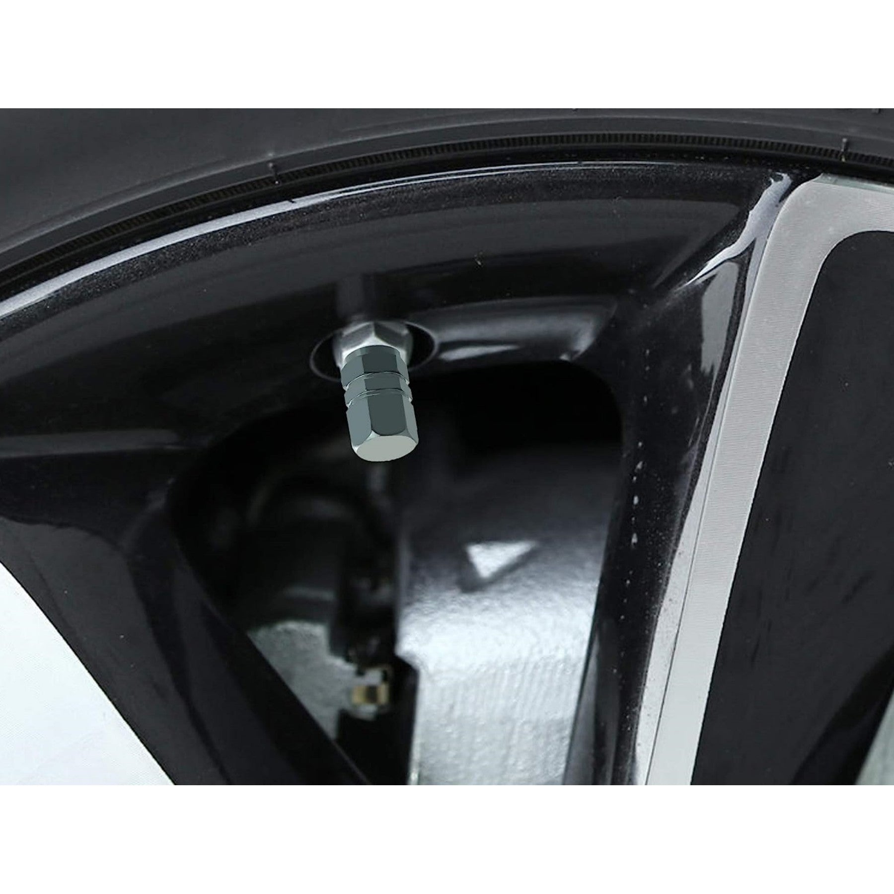 4 шт. крышки для вентилей шин из алюминиевого сплава, крышка для давления в колесах автомобиля, винт, подходит для большинства транспортных средств