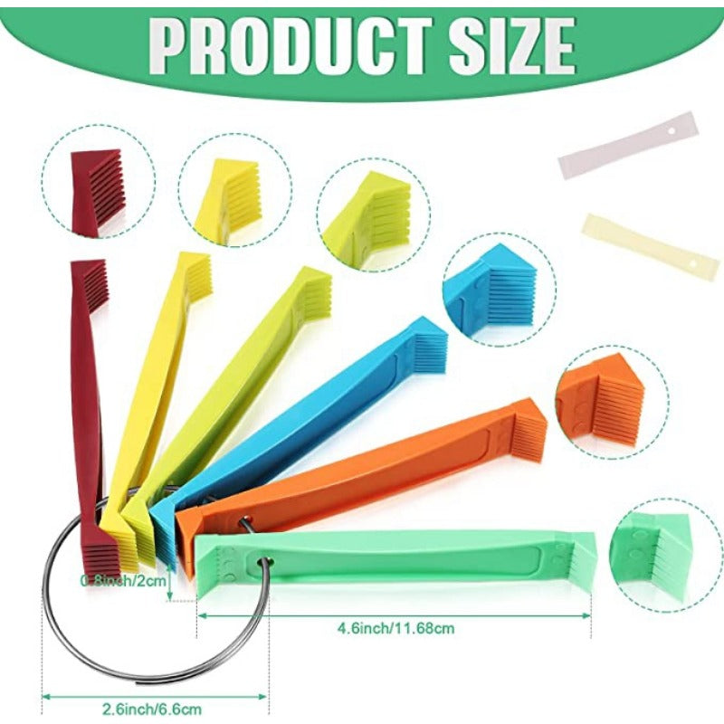 6-Color Plastic Fin Comb Set for Air Conditioner Coil Straightening