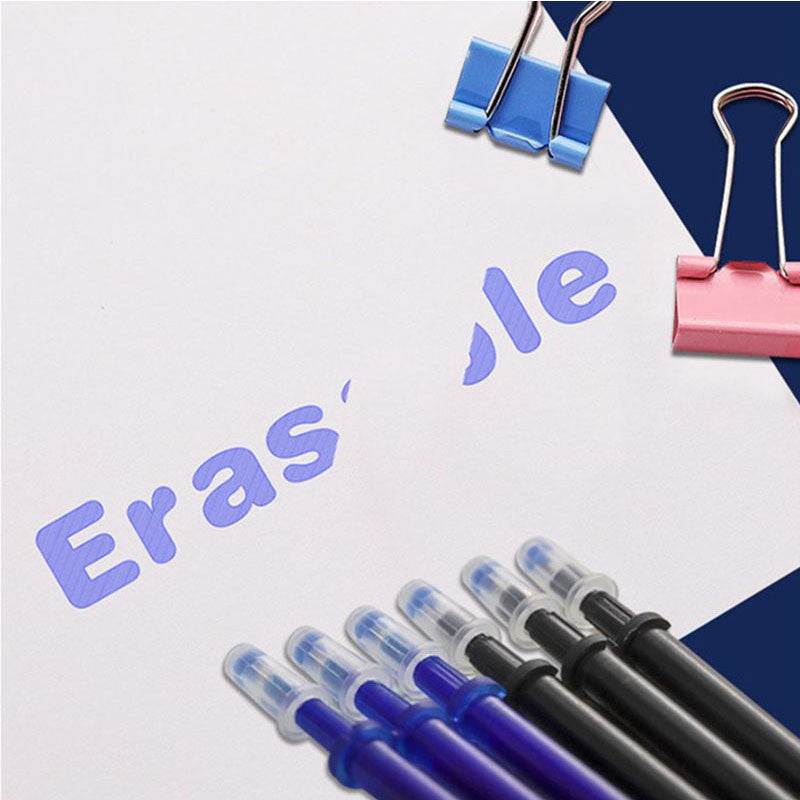 Erasable Gel Pens Set 0.5mm Medium Tip with Refills and Erasers for Office School