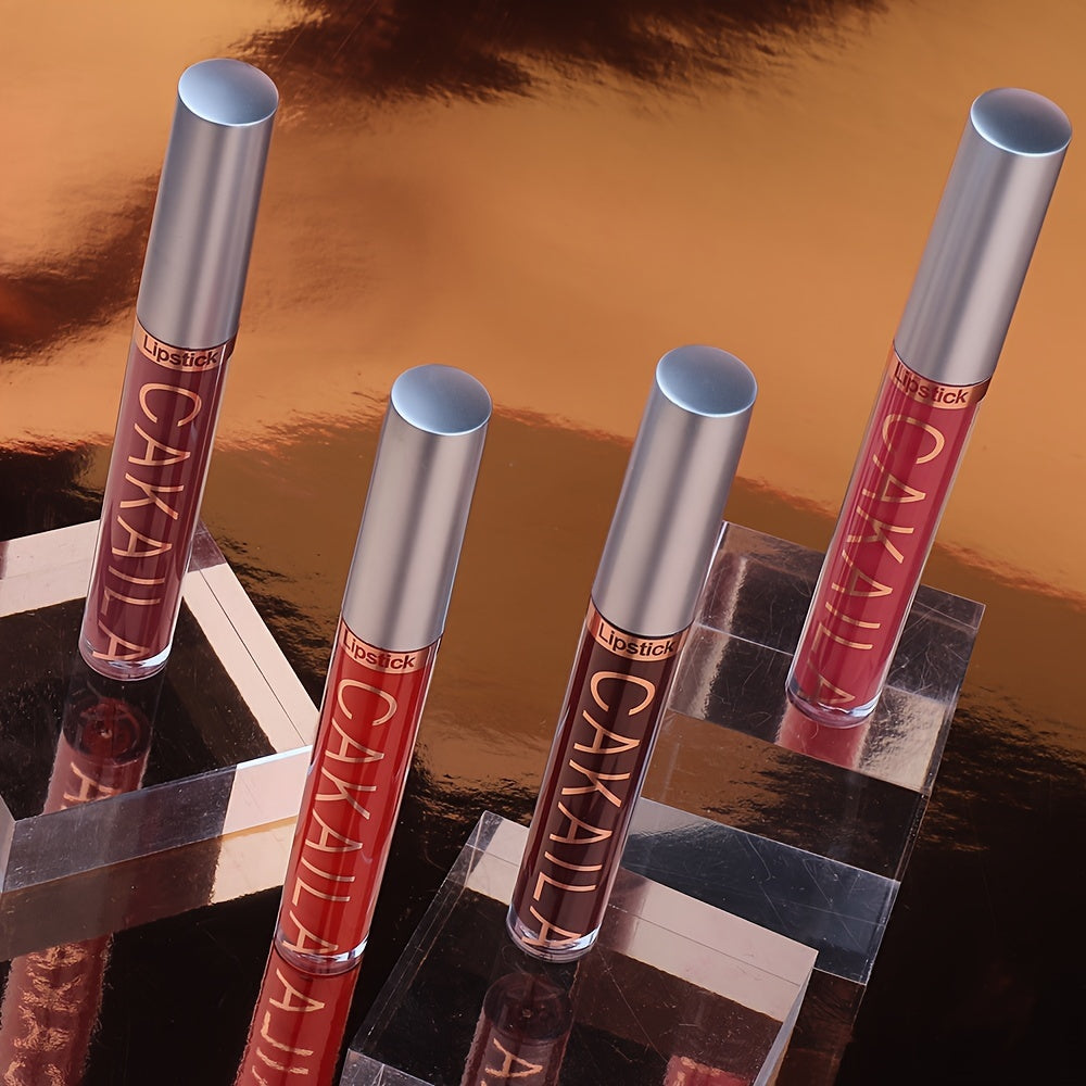 Set de gloss de labios mate impermeable para mujer, 18 colores, hidratante y de larga duración