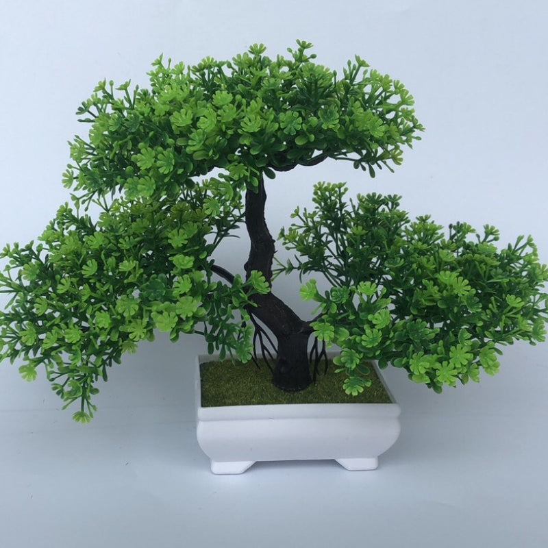 Artificial Bonsai Tree for Room Decor, Entryway, Desk, and Bookcase
