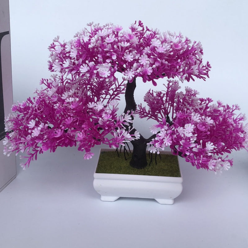Artificial Bonsai Tree for Room Decor, Entryway, Desk, and Bookcase