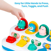 Interactive Baby Sensory Toy with Animal Characters for Learning and Development