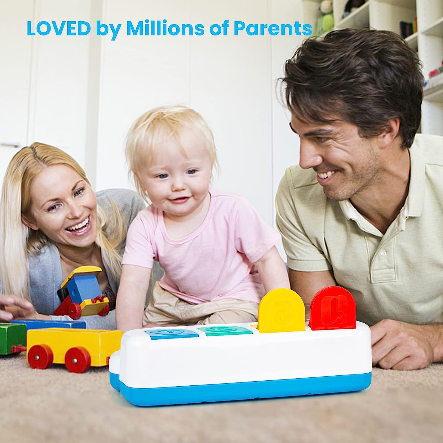 Interactive Baby Sensory Toy with Animal Characters for Learning and Development