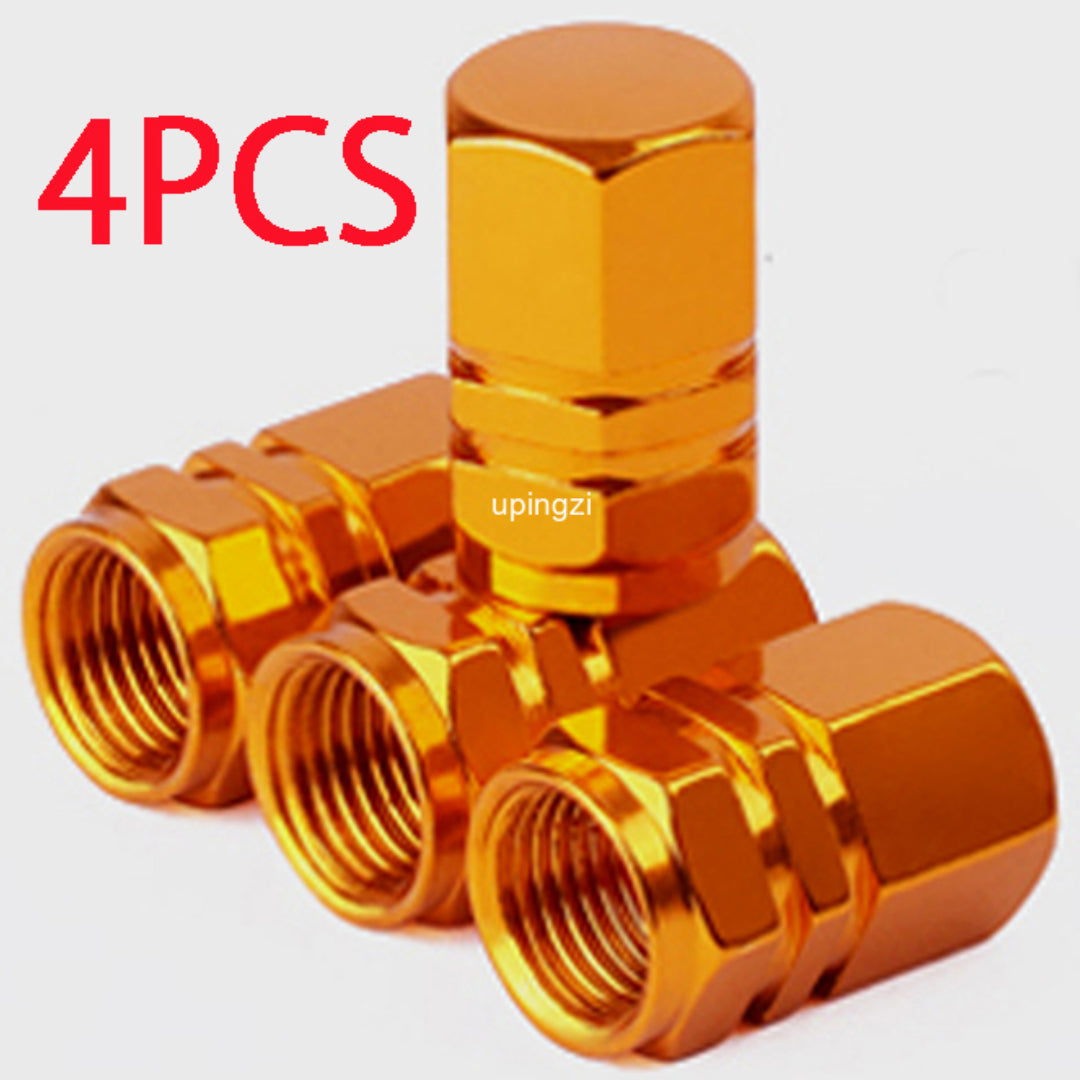 Universal Aluminum Alloy Tire Valve Stem Caps Waterproof Dustproof for Cars Bikes