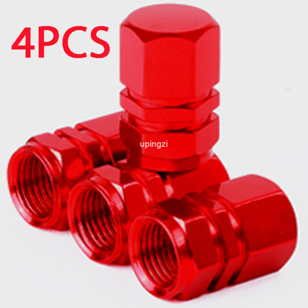 Universal Aluminum Alloy Tire Valve Stem Caps Waterproof Dustproof for Cars Bikes