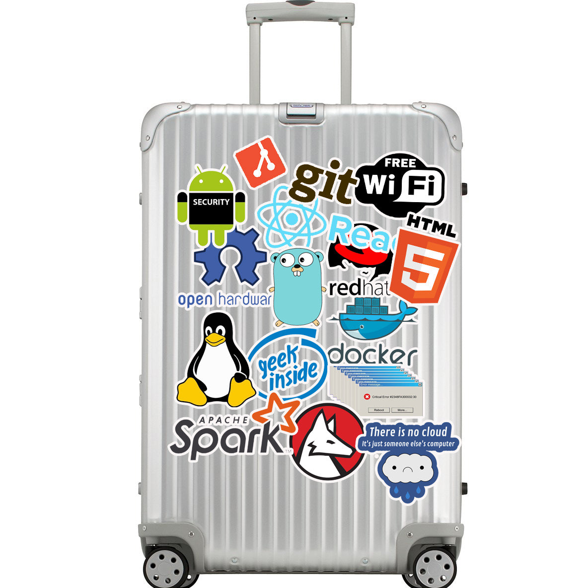 50 pegatinas impermeables de PVC Java Programmer para personalización DIY en portátiles, patinetes y más