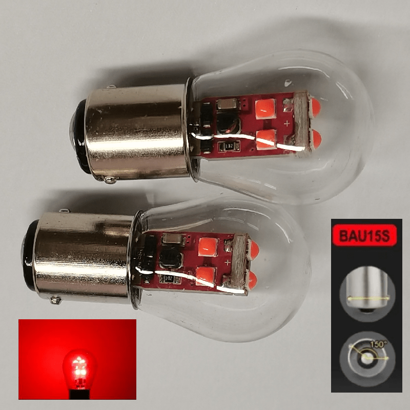 Car Indicator Lights 2 Pack 1156 1157 LED Brake Backup Bulbs Amazon