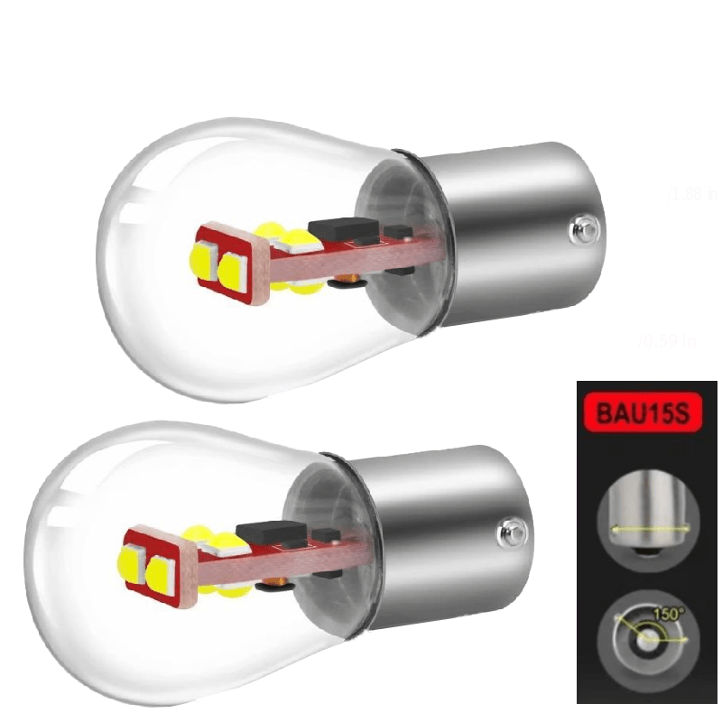 Car Indicator Lights 2 Pack 1156 1157 LED Brake Backup Bulbs Amazon