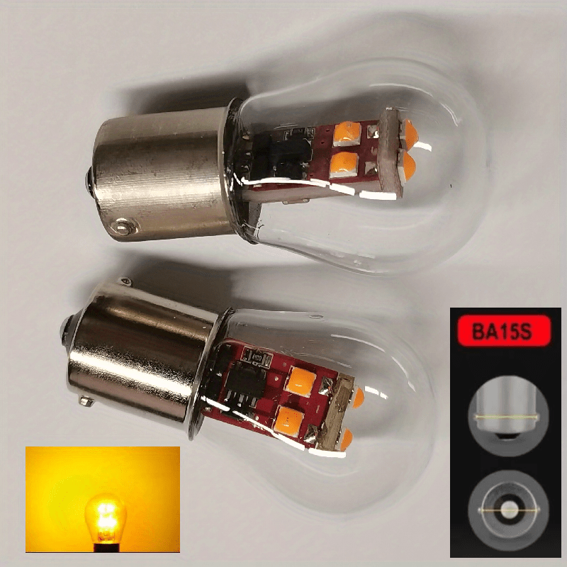 Car Indicator Lights 2 Pack 1156 1157 LED Brake Backup Bulbs Amazon