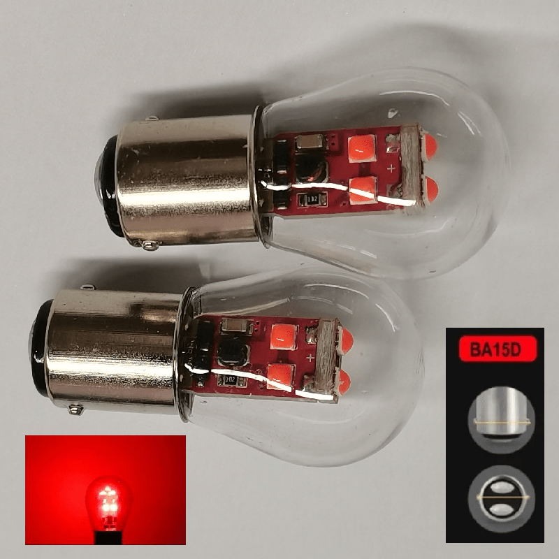 Car Indicator Lights 2 Pack 1156 1157 LED Brake Backup Bulbs Amazon