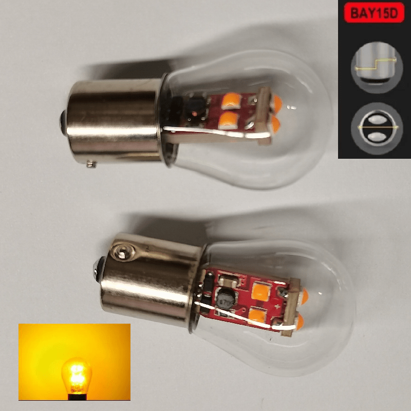 Car Indicator Lights 2 Pack 1156 1157 LED Brake Backup Bulbs Amazon