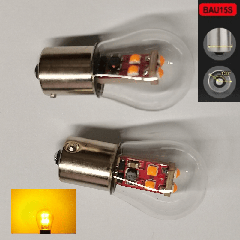 Car Indicator Lights 2 Pack 1156 1157 LED Brake Backup Bulbs Amazon