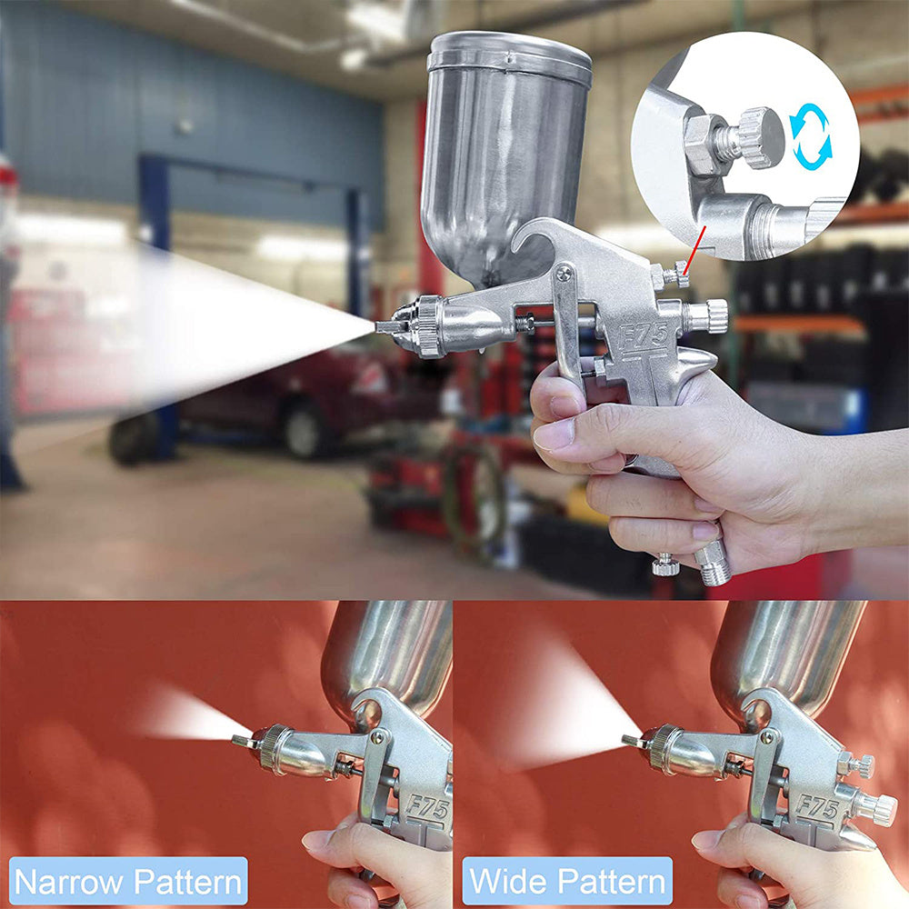 Professional 400ml Aluminum Airbrush Spray Gun for Car and Furniture Painting