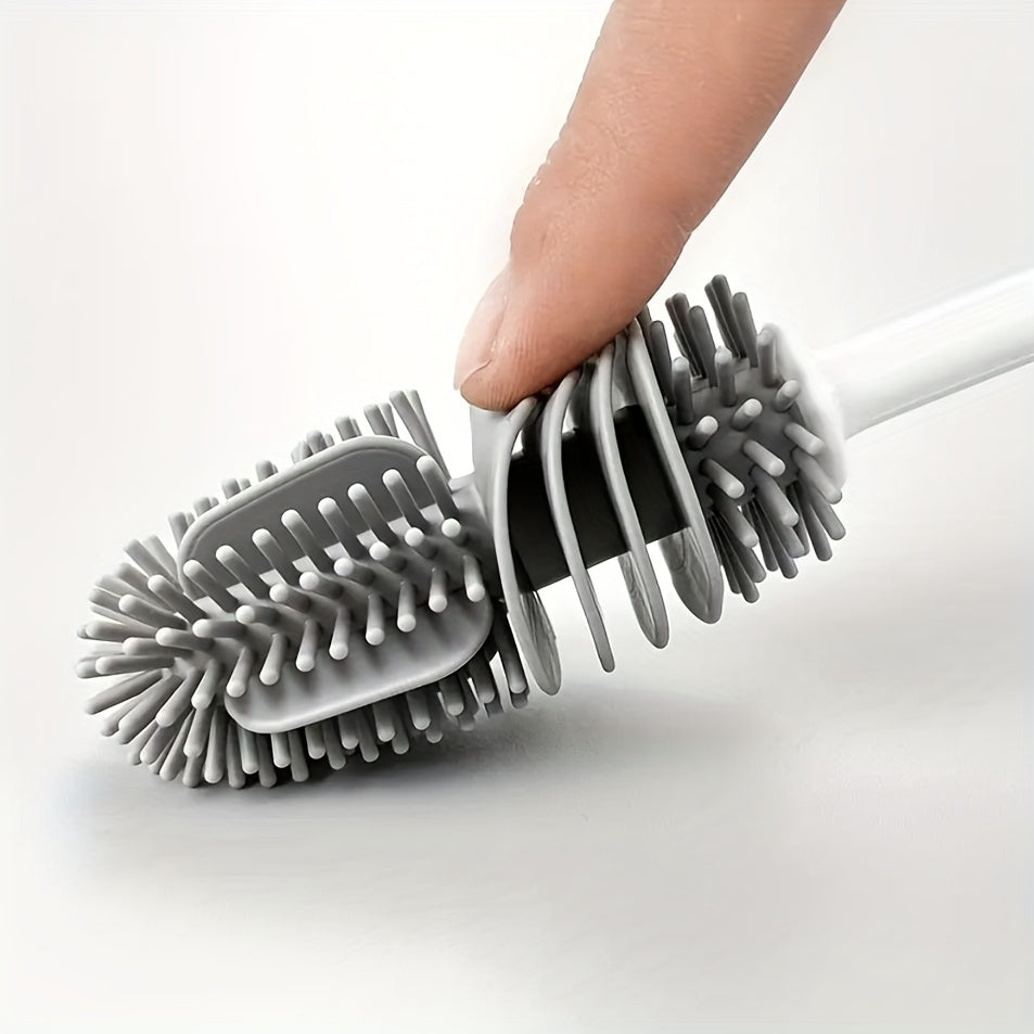 Long Handle Silicone Bottle Brush for Kitchen Cleaning and Easter Gift