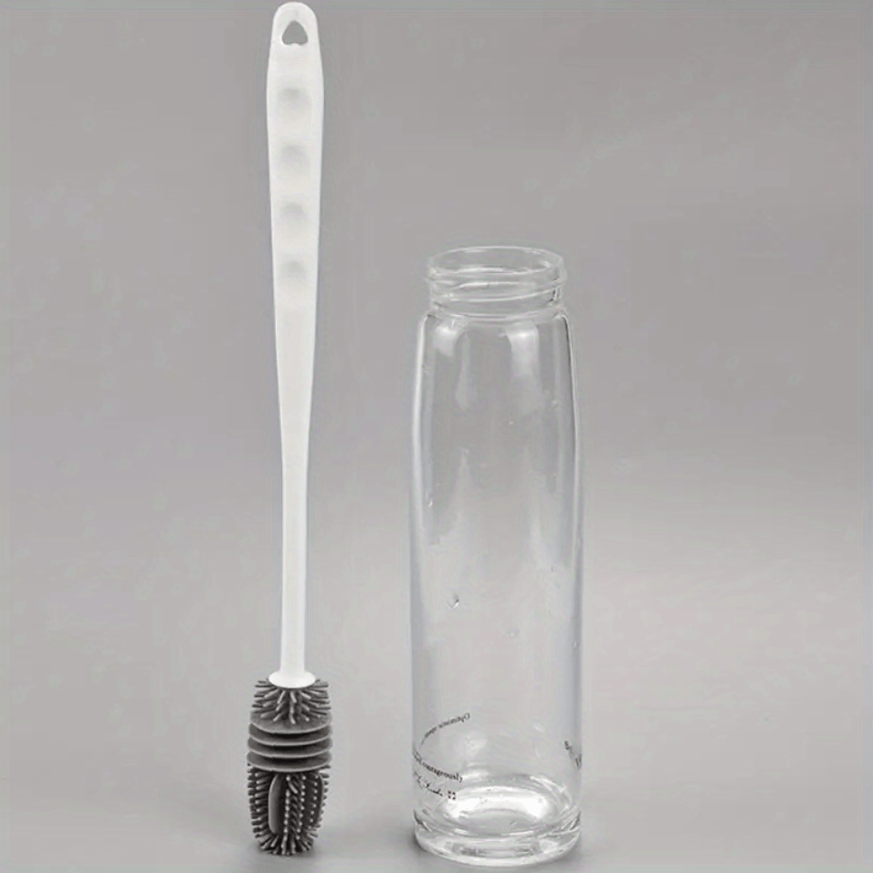 Long Handle Silicone Bottle Brush for Kitchen Cleaning and Easter Gift