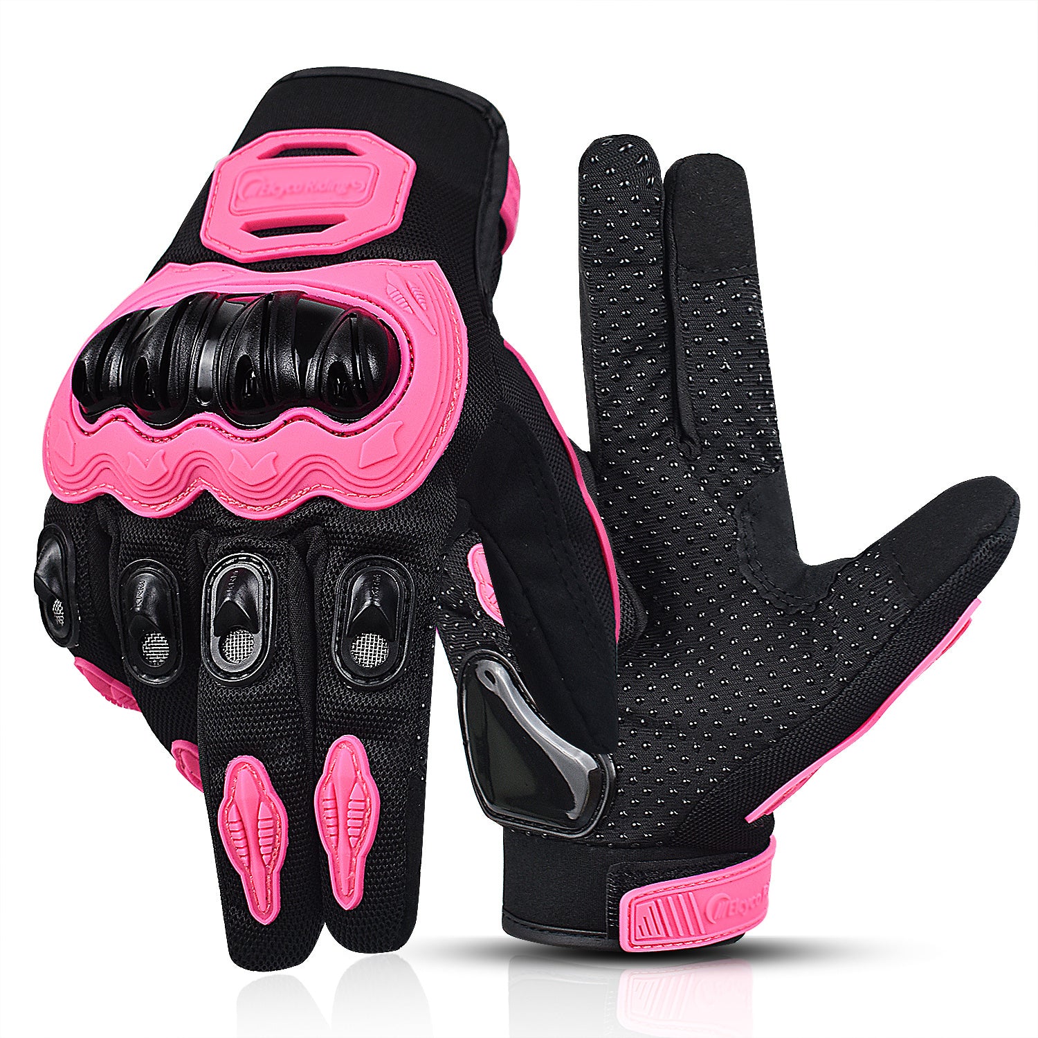 Women's Touch Screen Motorcycle Gloves Full Finger Summer Dirt Bike Riding Gloves