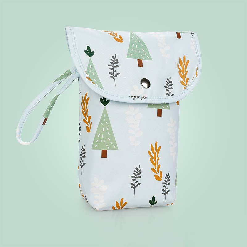 Bolsa de pañales reutilizable impermeable con gran capacidad para mamás