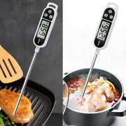 Digital Kitchen Thermometer 1pc for Perfectly Cooked Meals Outdoor Home Cooking