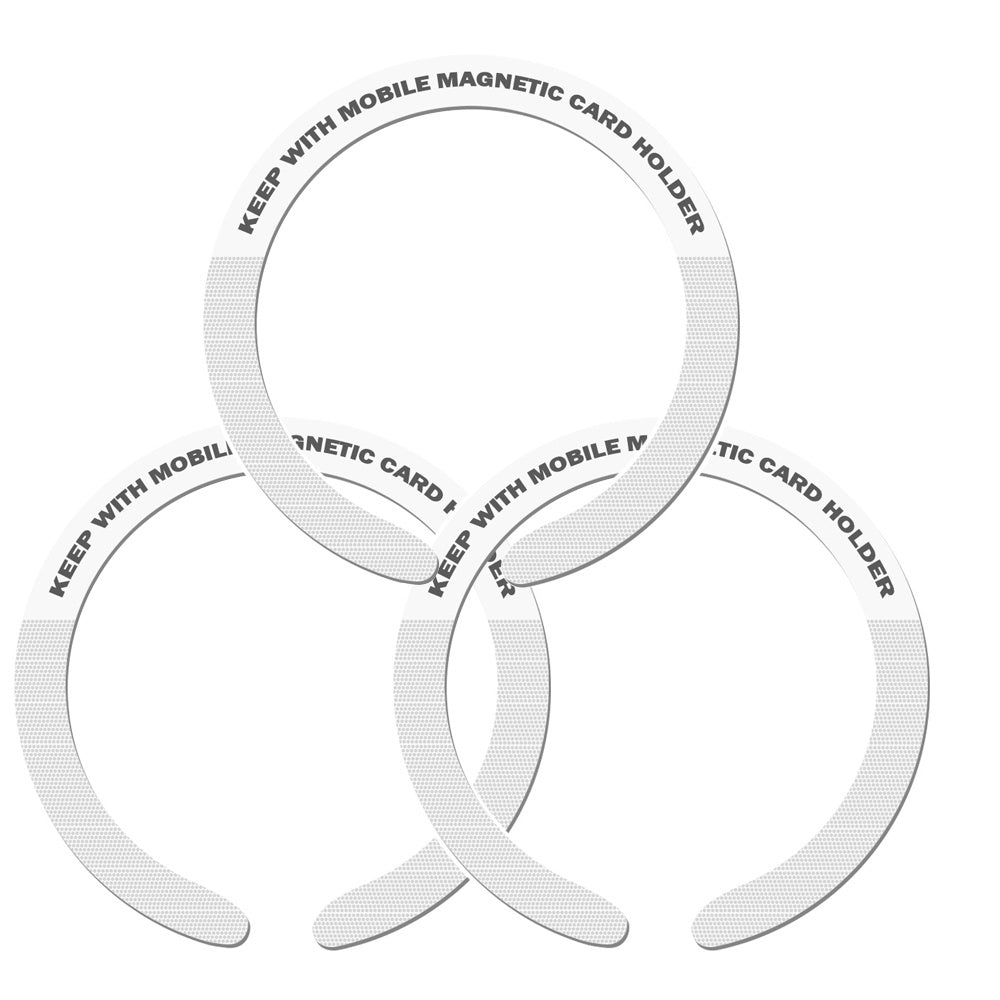 Universal Magnetic Suction Ring for Phone Wireless Charging Car Mount Stickers