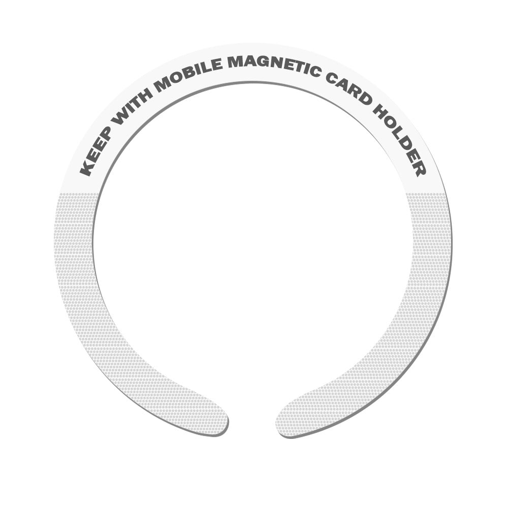 Universal Magnetic Suction Ring for Phone Wireless Charging Car Mount Stickers
