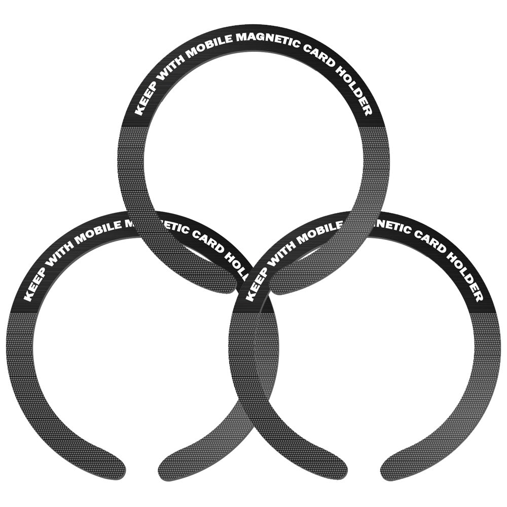 Universal Magnetic Suction Ring for Phone Wireless Charging Car Mount Stickers