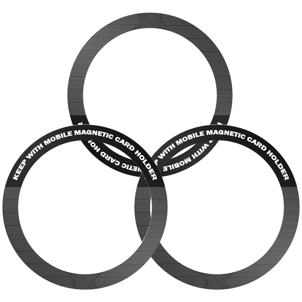 Universal Magnetic Suction Ring for Phone Wireless Charging Car Mount Stickers