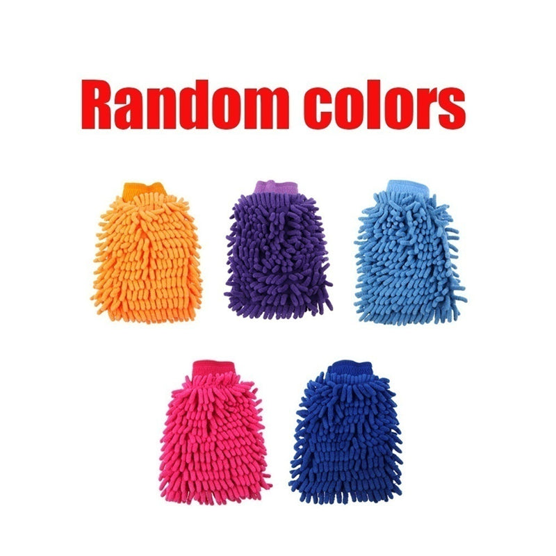 Guantes de microfibra para lavar coches anti-rayaduras para coches y cocina doméstica