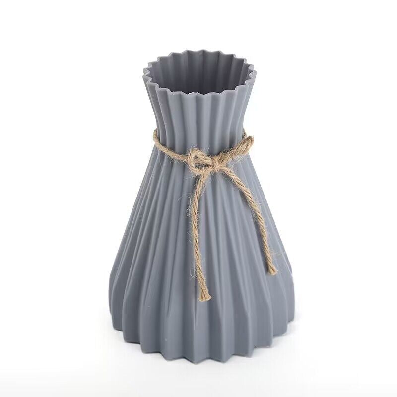 Nordic-Inspired Plastic Vase for Fresh Flowers Home Decor