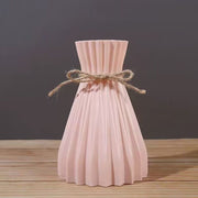 Nordic-Inspired Plastic Vase for Fresh Flowers Home Decor