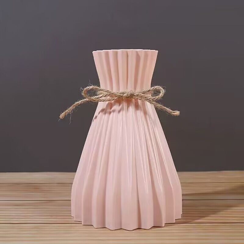 Nordic-Inspired Plastic Vase for Fresh Flowers Home Decor